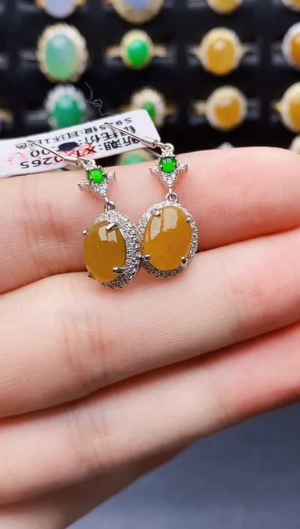 银S925镶嵌戒指翡翠5067