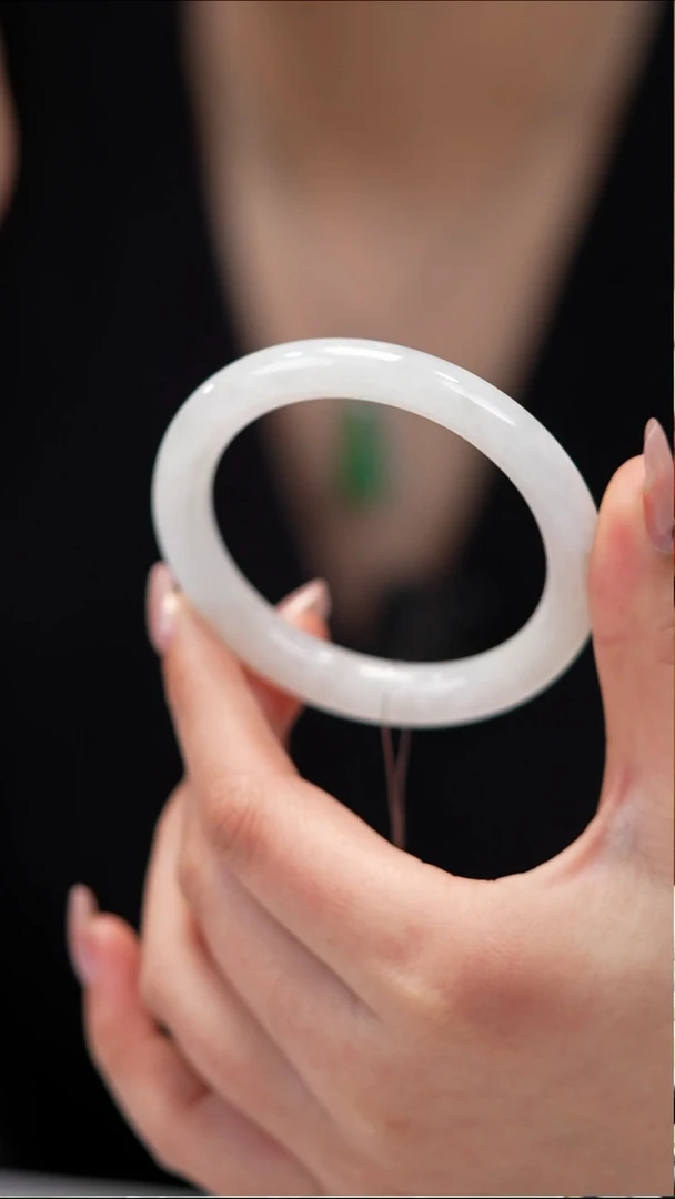 未镶嵌手镯翡翠圆条w1189