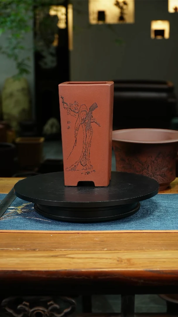 紫砂花盆?****?精品兰花盆