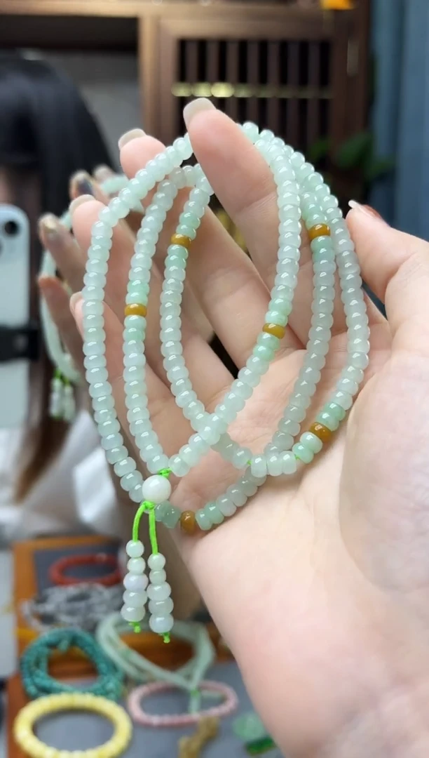 未镶嵌挂件翡翠翡翠盘珠长串MY