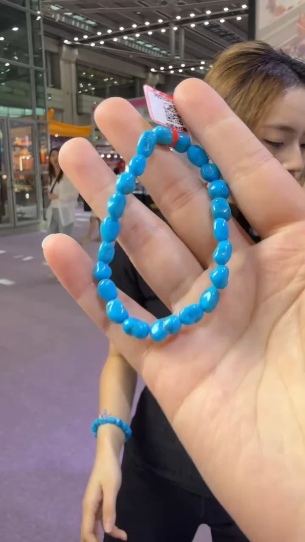 未镶嵌绿松石手链119秒拍号 假一罚三