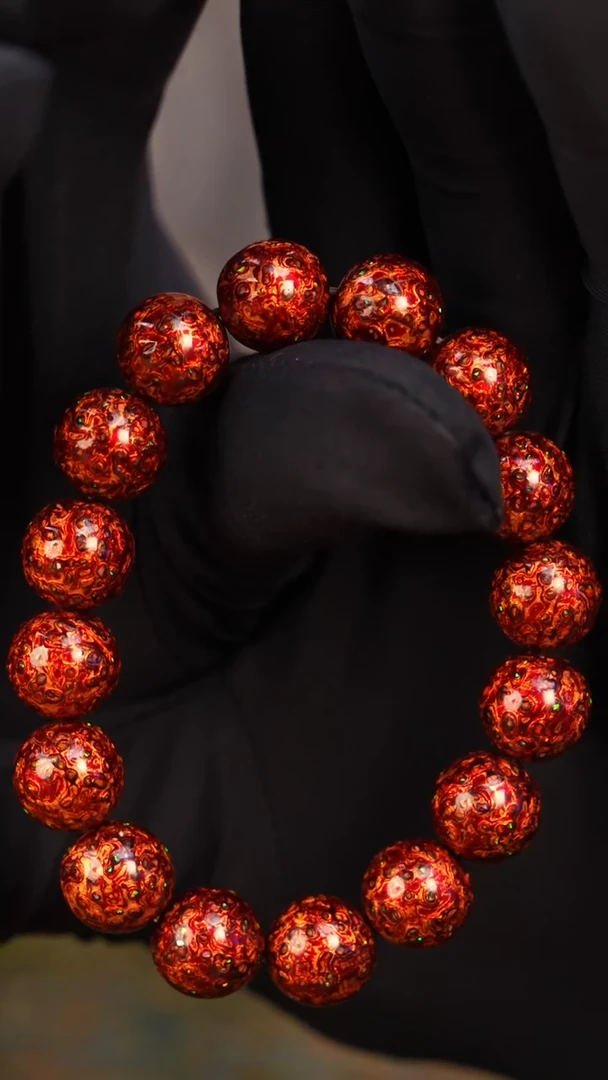 宸懿大漆/手串/1.2cm*16   31