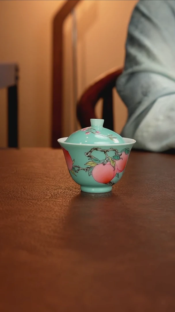 景德镇瓷器，青花瓷手绘茶具~