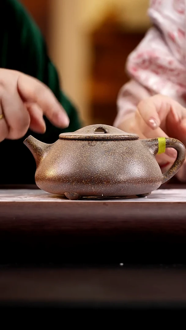 69 沉香柴烧七彩桂花段景舟石瓢