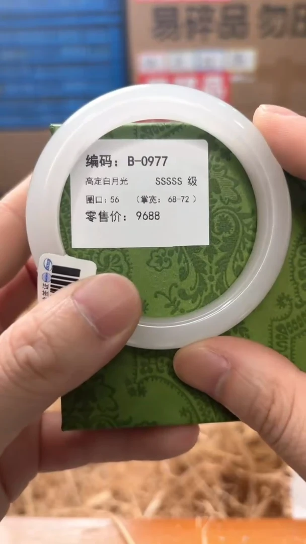 未镶嵌手镯石英质玉D-0977