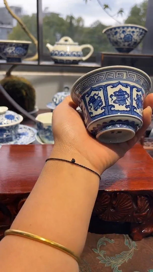 镹曰茶闲手工手绘茶具