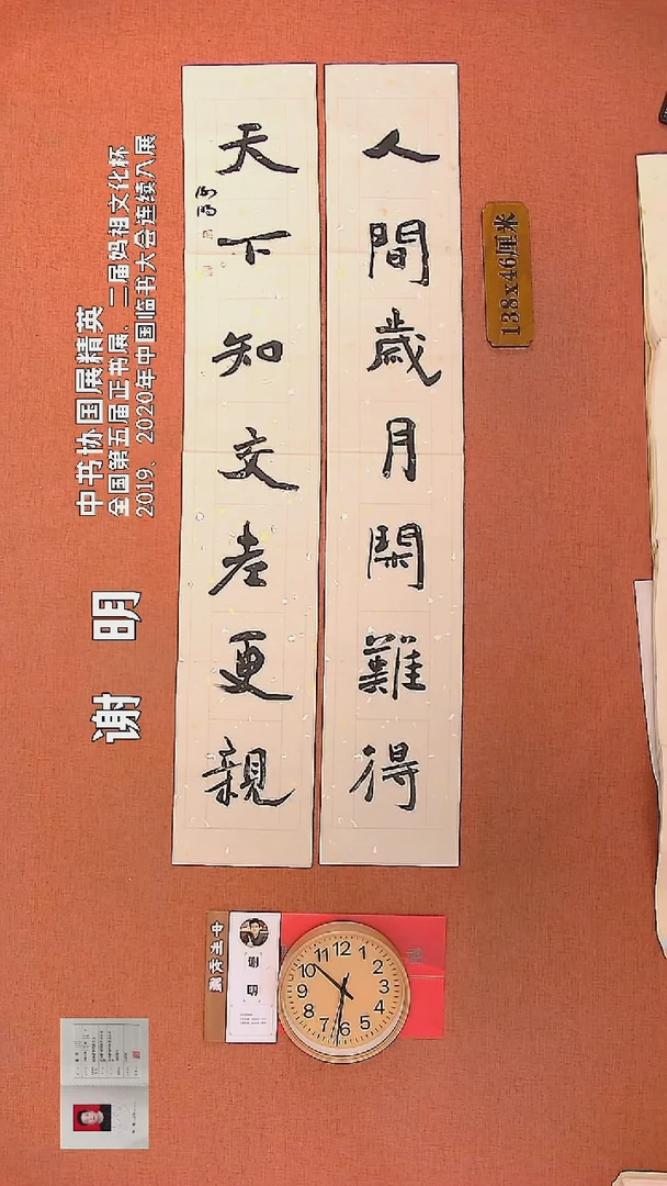 【闪购商品】书法101         谢明书法作品