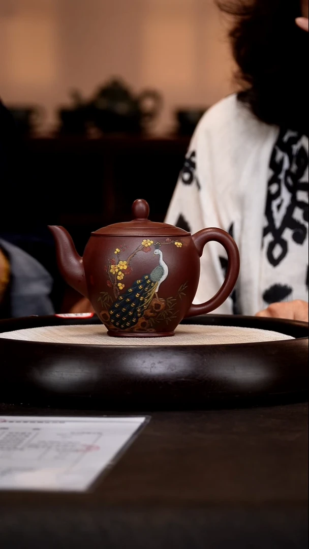茶壶紫砂GHJ32高旦线紫泥300cc
