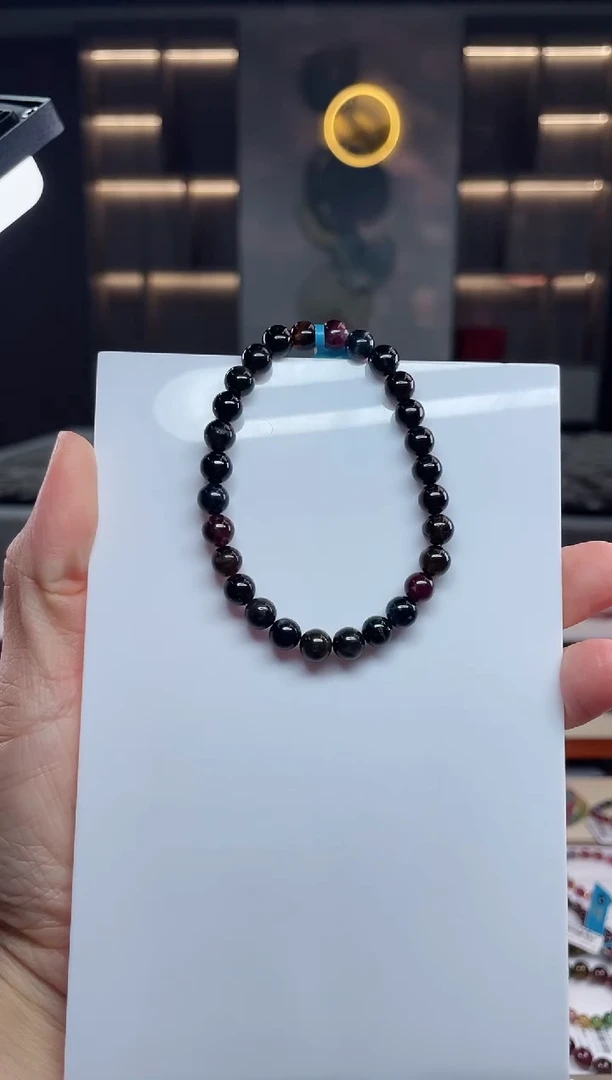 单圈手串未镶嵌碧玺（多样性发一条）T