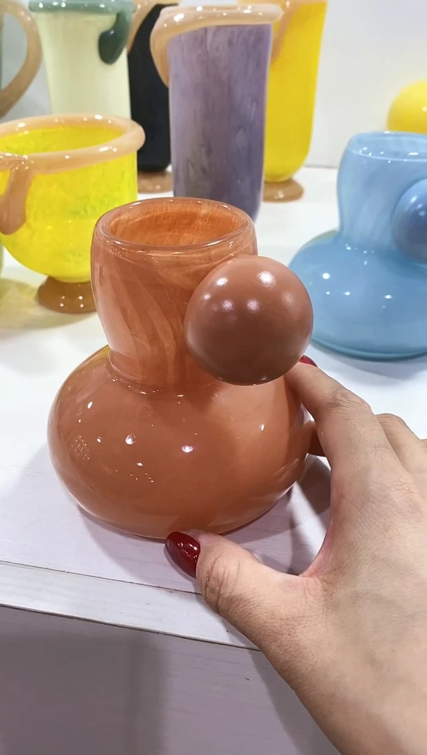 慕忆家手作琉璃花瓶