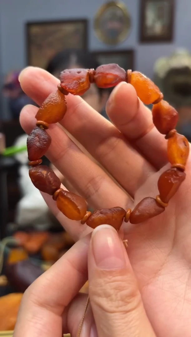 手串琥珀未镶嵌手串