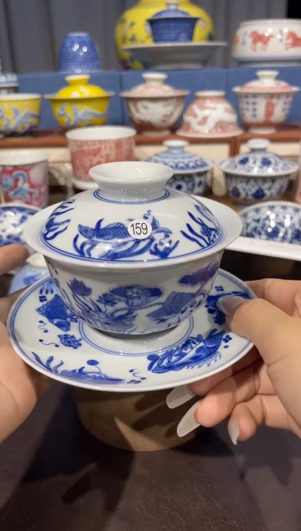 摆件159鱼藻三才wls101发发发