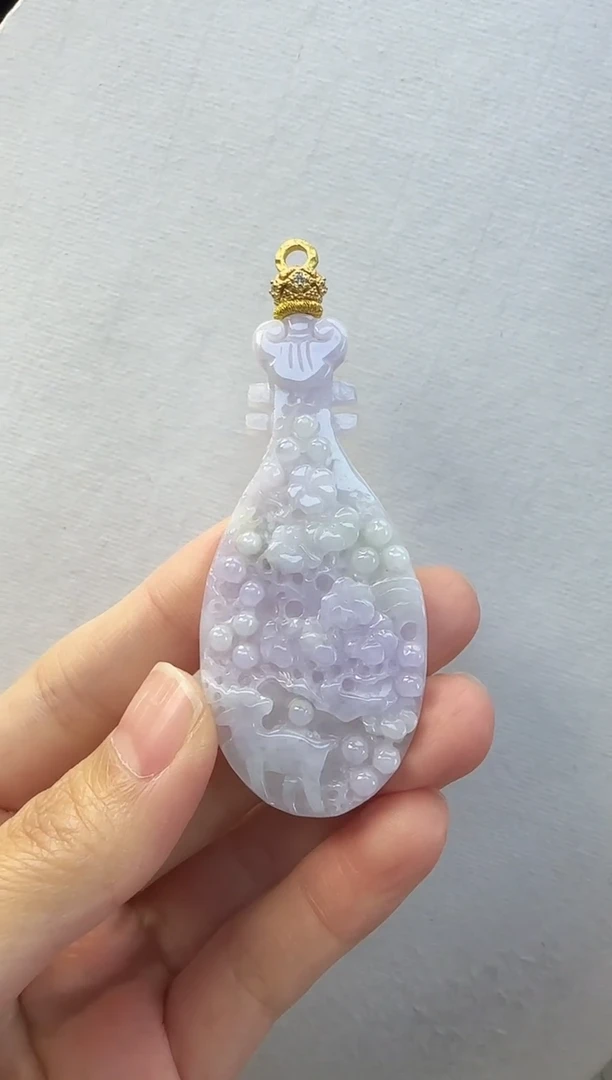 颈饰未镶嵌翡翠国风翡翠