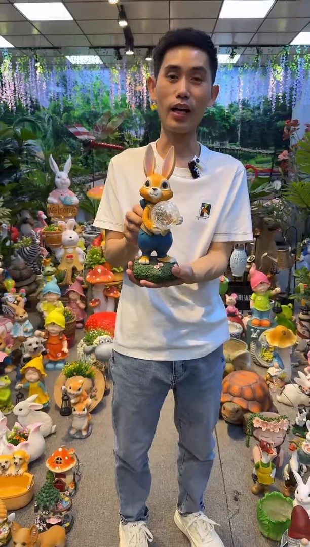 花盆庭院摆件&00&