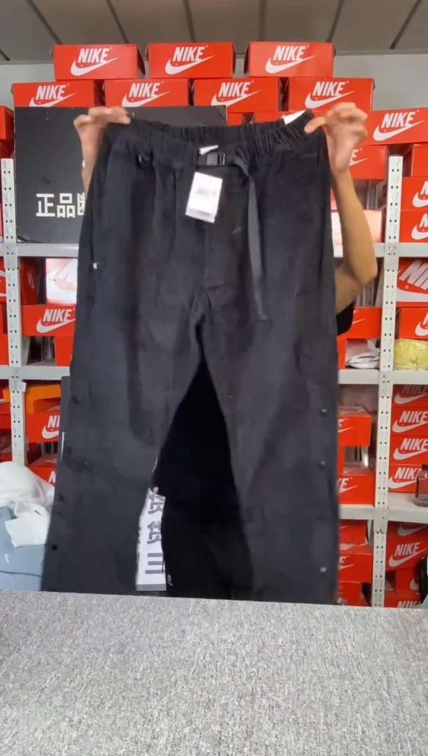 尺码175L 黑色排扣裤 全新无暇 瑕疵直播间过款