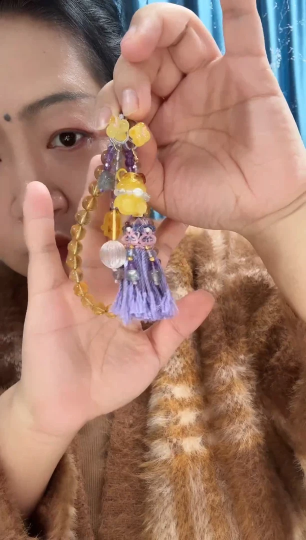 手链琥珀未镶嵌蜜蜡琥珀手机挂