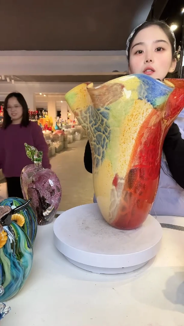 【闪购商品】茶盏琉璃摆件家居摆件