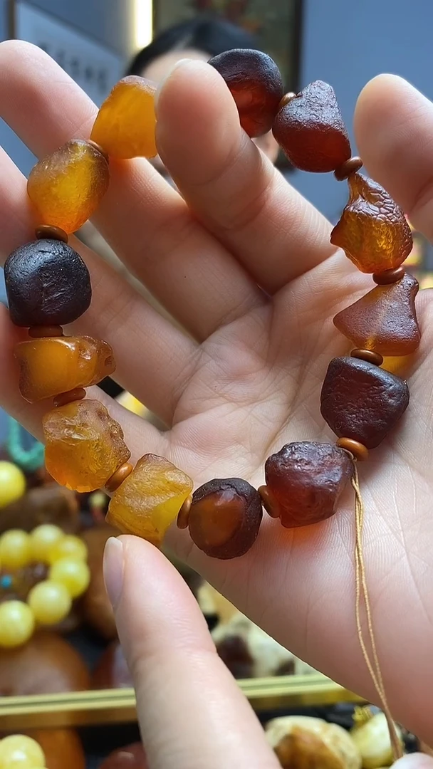 手串琥珀未镶嵌手串