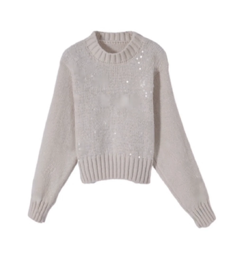 4188圆领针织时尚秋冬保暖针织上衣8hx