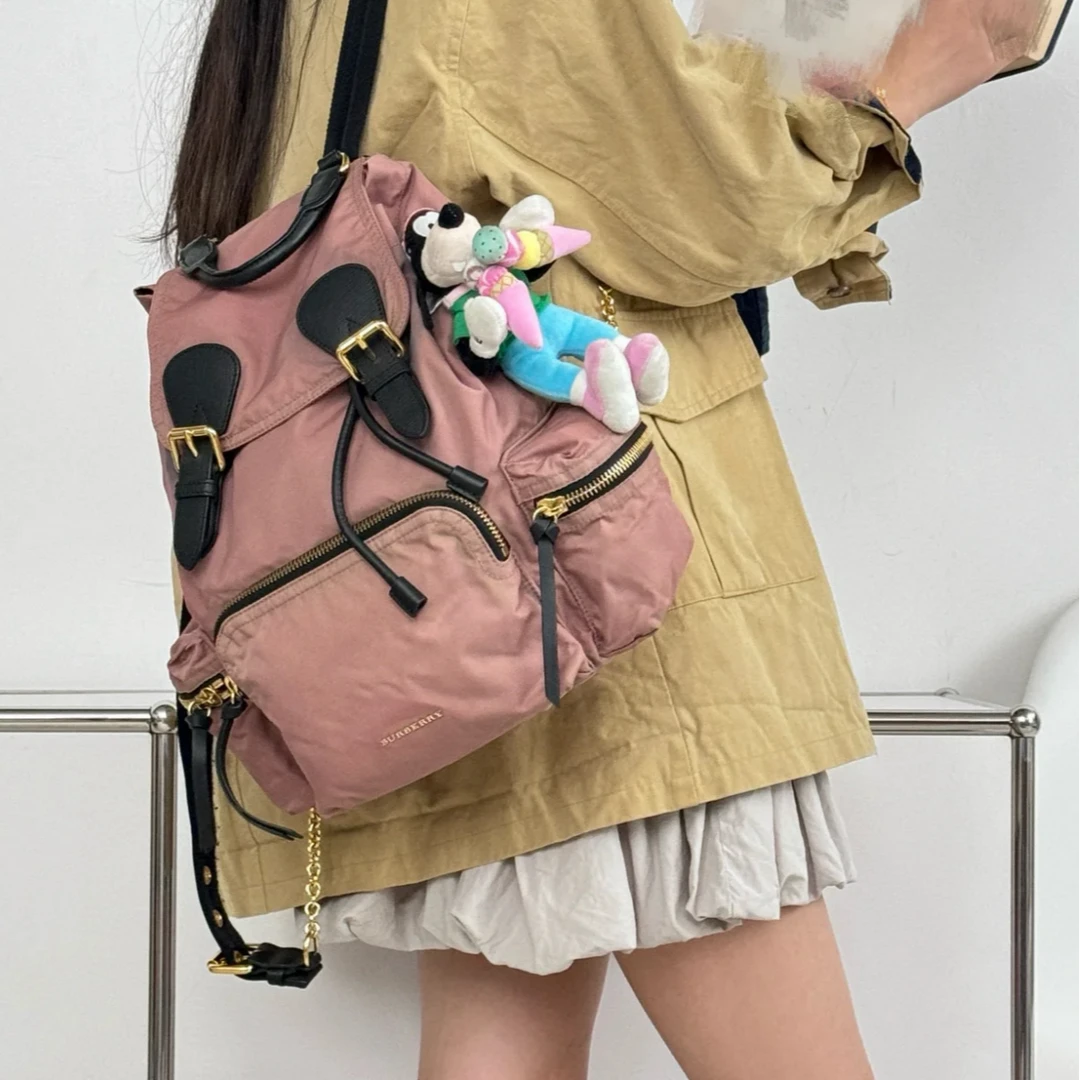 99新 BURBERRY/博柏利 活动姑姑P205741259双肩包 21*13*30