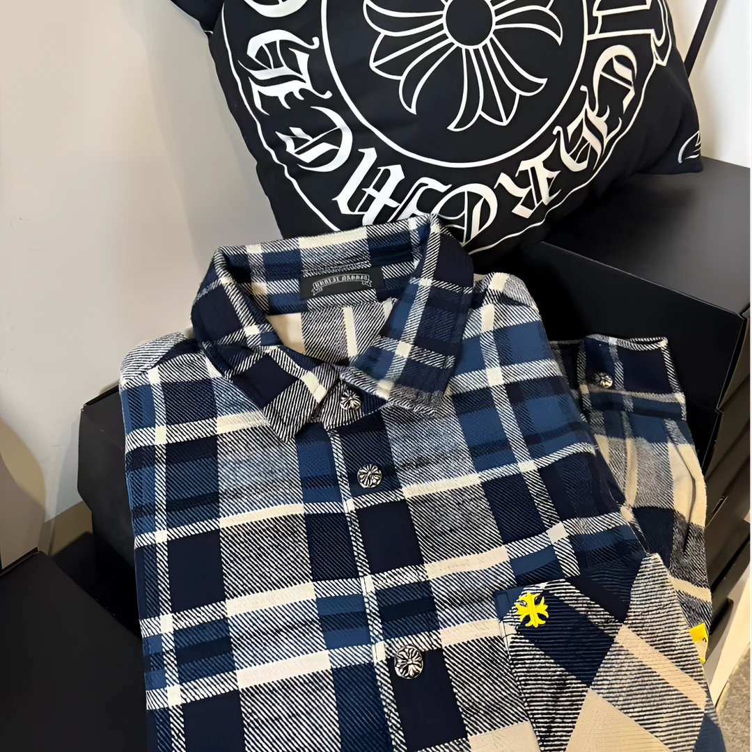 2024重工男女设计感格子衬衫外套EP2269
