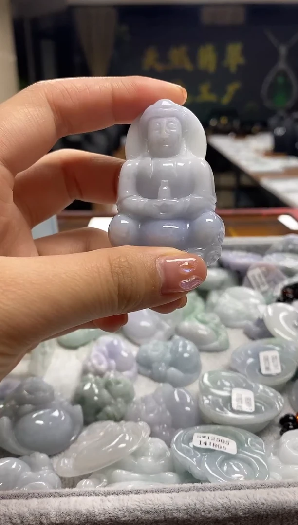翡翠未镶嵌颈饰天然缅甸A货翡翠a65