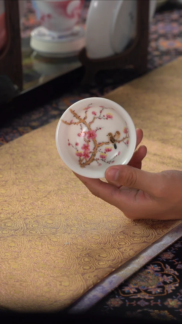 英姐好物分享@@梅花普洱杯