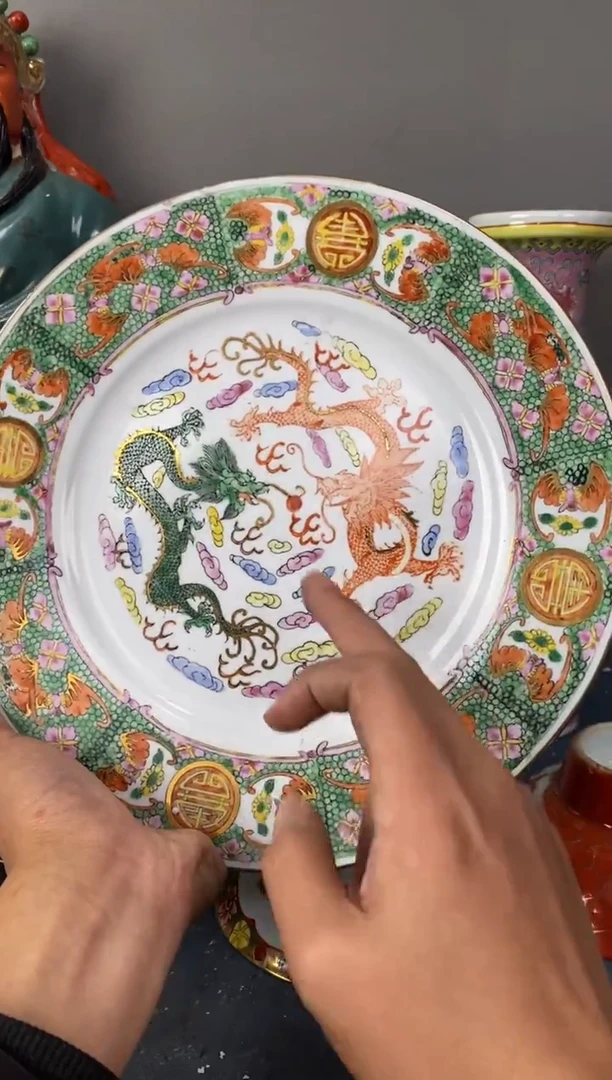 摆件陶567精品老厂瓷器（煤窑烧制）