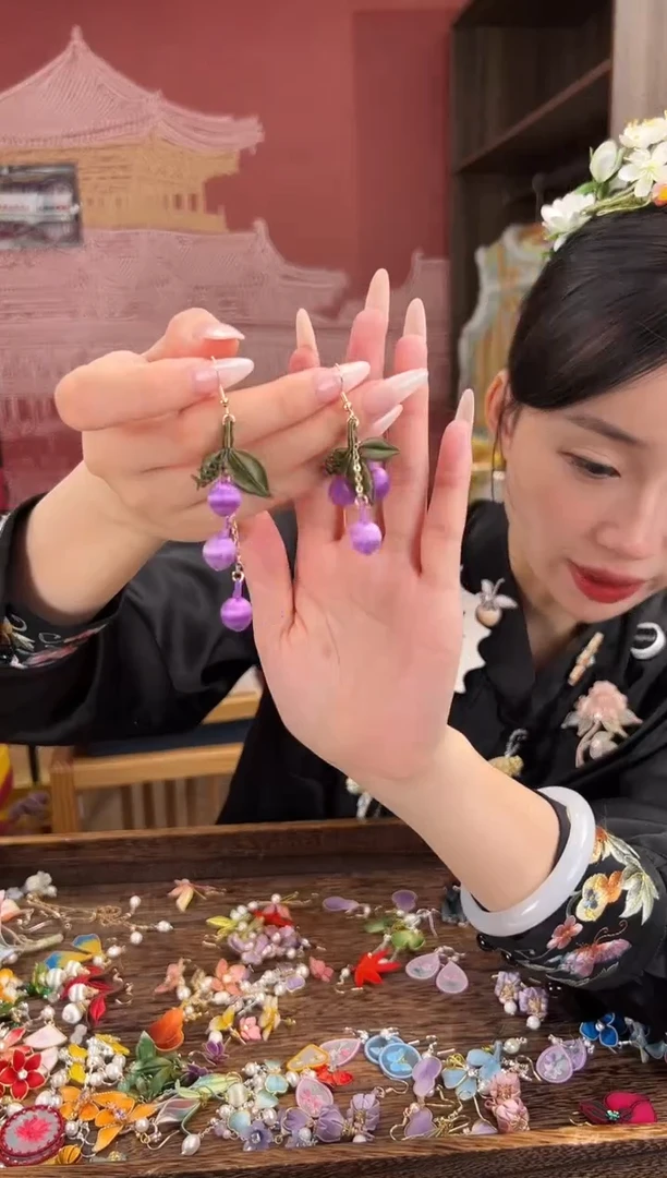 【闪购商品】刺绣苏绣世家非遗手工（耳环）