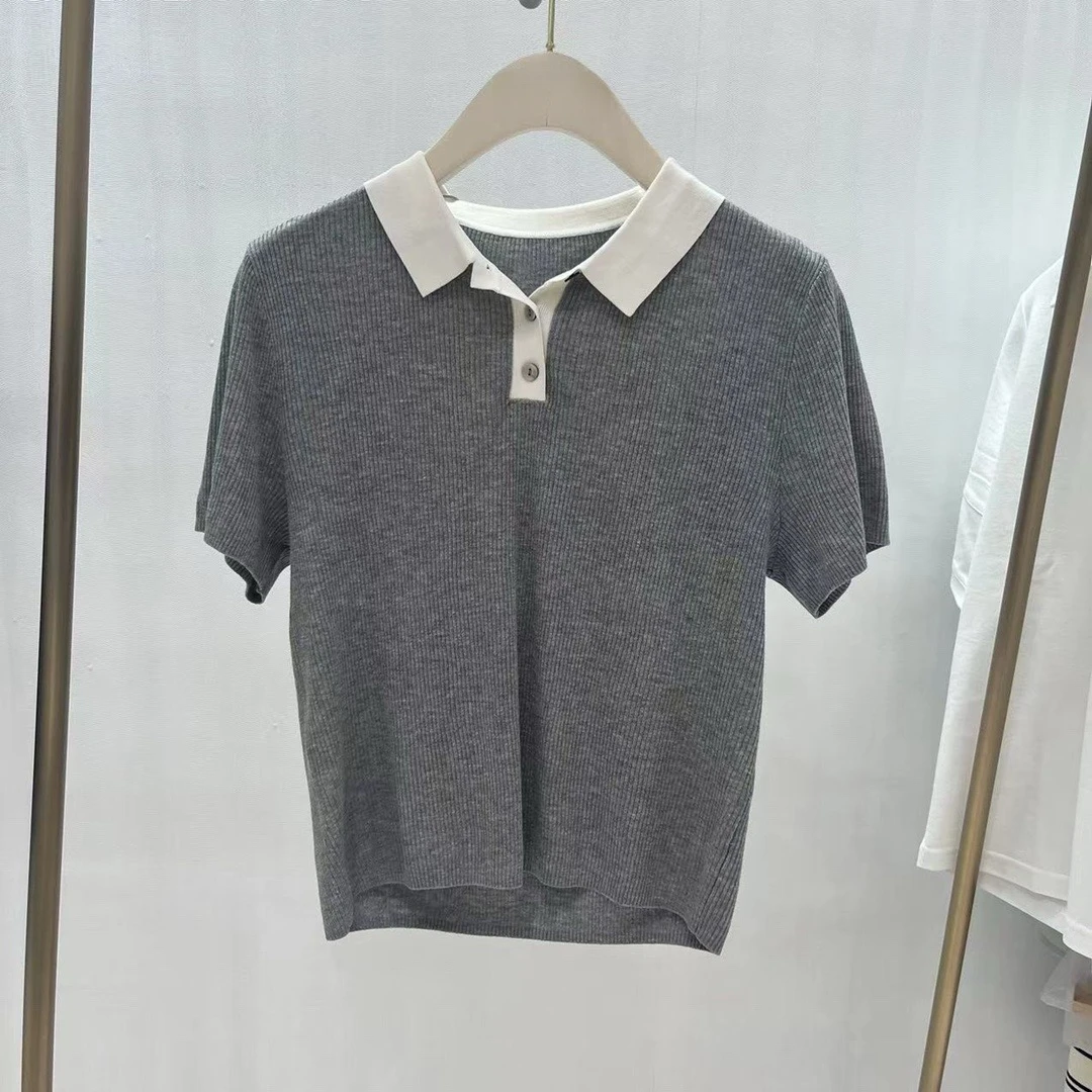 1761诗家25春简约短袖针织衫