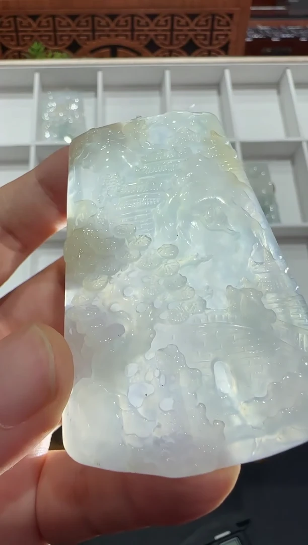 未镶嵌挂件翡翠A货翡翠多样性孤品