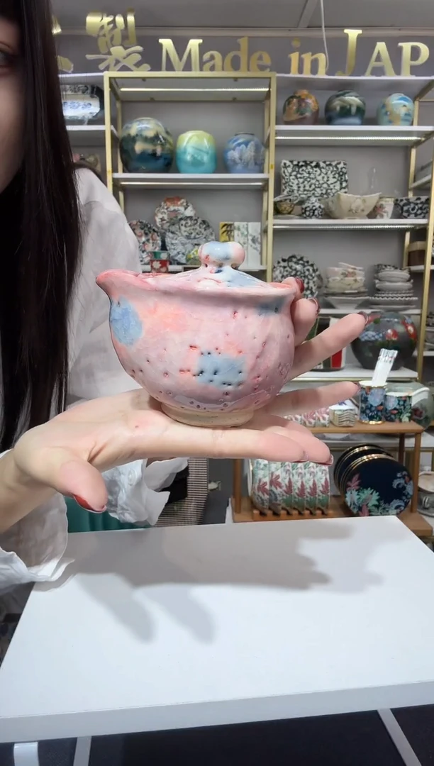 陶瓷萩烧宝瓶一只装890