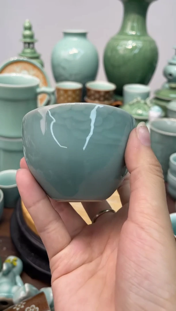 2个杯   慧仙青瓷 龙泉青瓷大促