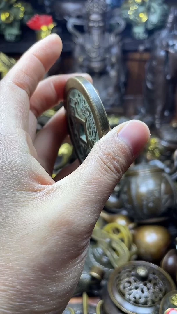 闪购链接，点击下单，有运费险，铜摆件