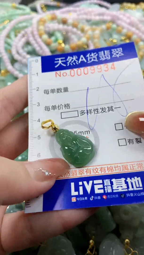 颈饰未镶嵌翡翠天然A货翡翠
