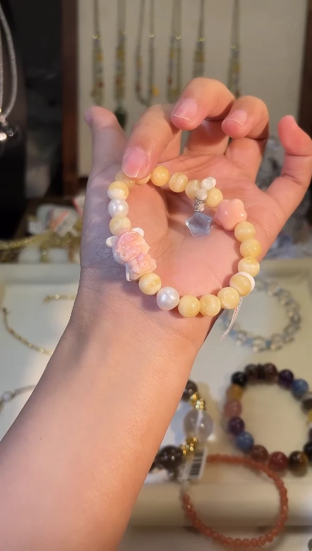 未镶嵌手链海蓝宝石c121多样性发货一件