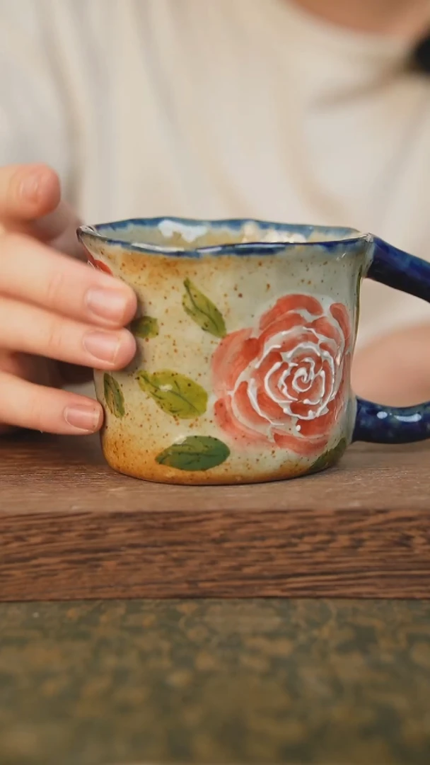摆件泥垚手作 景德镇手工手绘器物