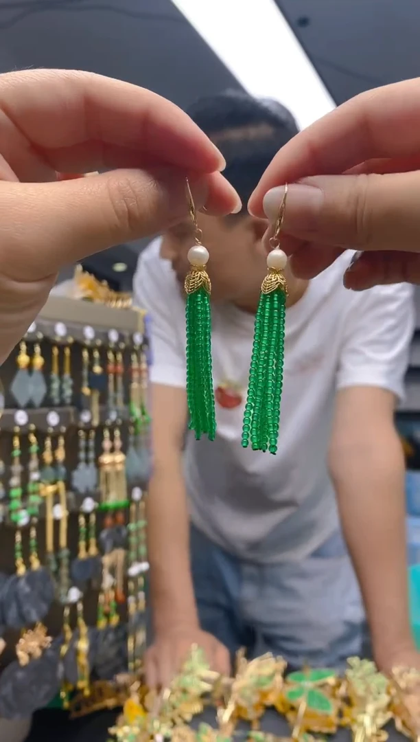 玛瑙/玉髓耳饰合金0215玛瑙耳饰