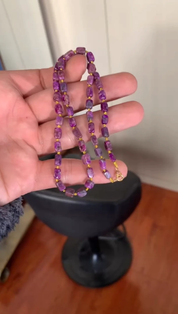 苏纪石（舒俱来）未镶嵌项链简*舒俱来