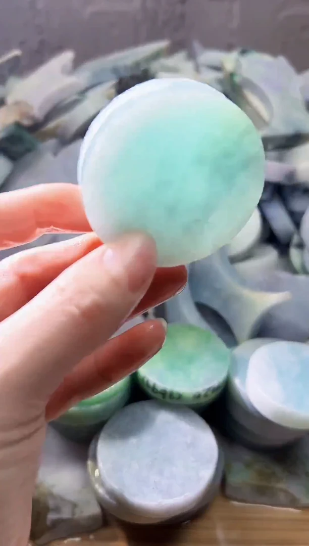 裸石翡翠天然翡翠A货余 南 857