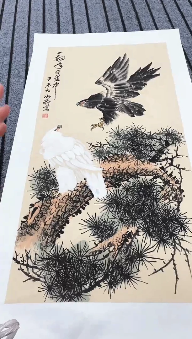 精品国画花鸟作品