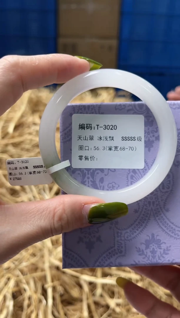 未镶嵌手镯石英质玉T3020