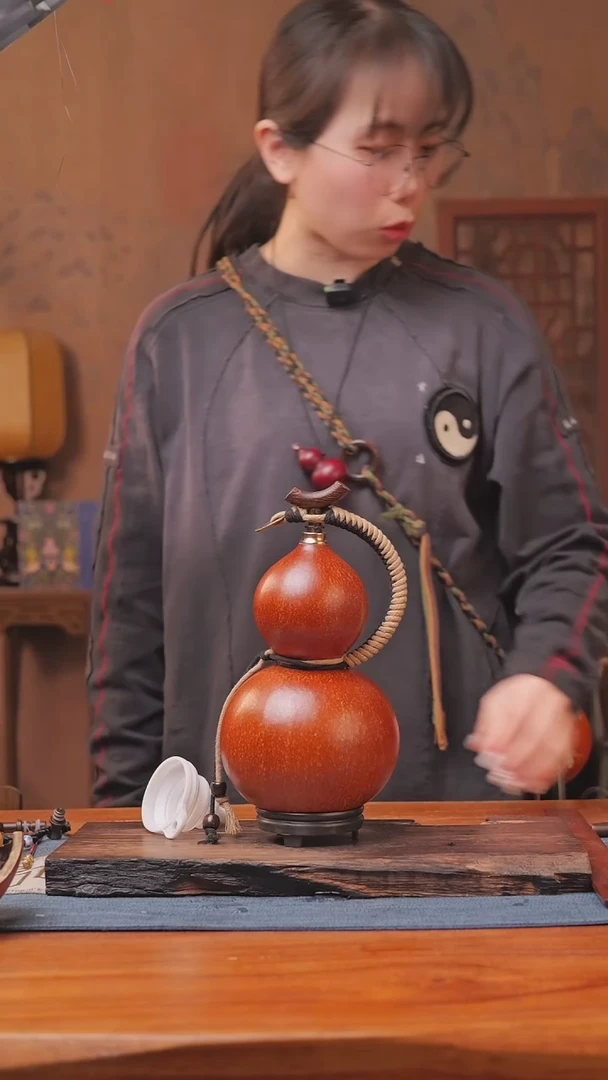 1996号链接精品大漆葫芦现货现发[一物一拍]