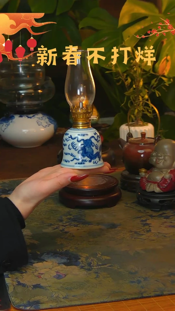 【闪购商品】景德镇陶瓷灯摆件