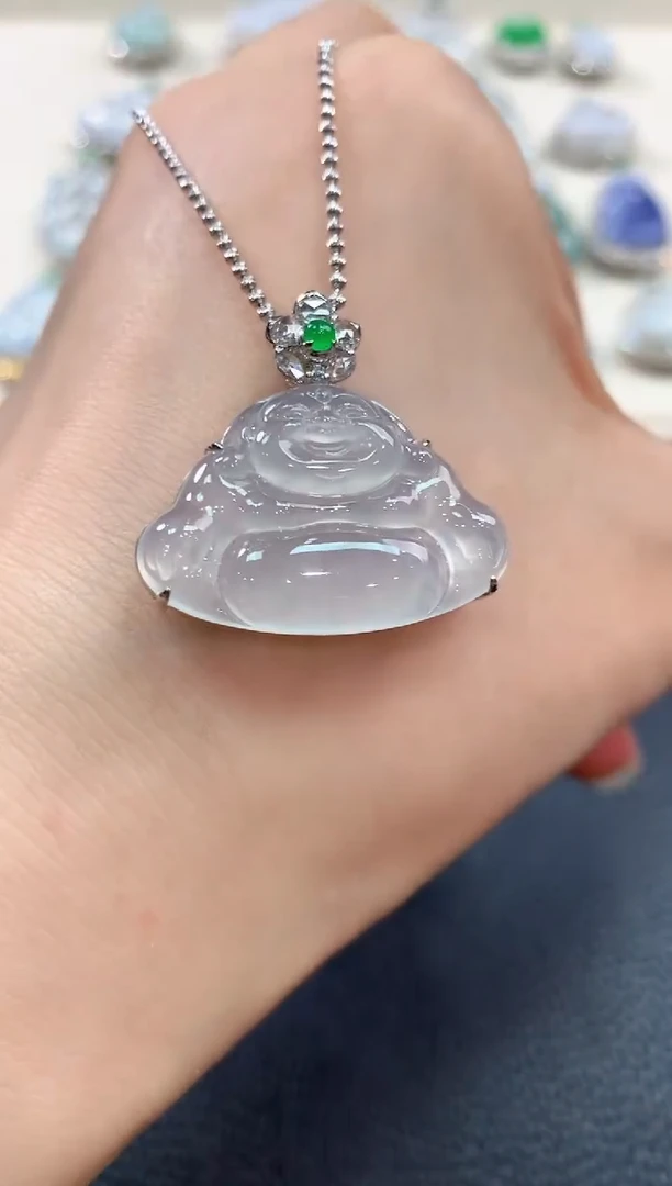 【闪购商品】翡翠吊坠(不含链)18K金镶嵌b100多样性一件发货