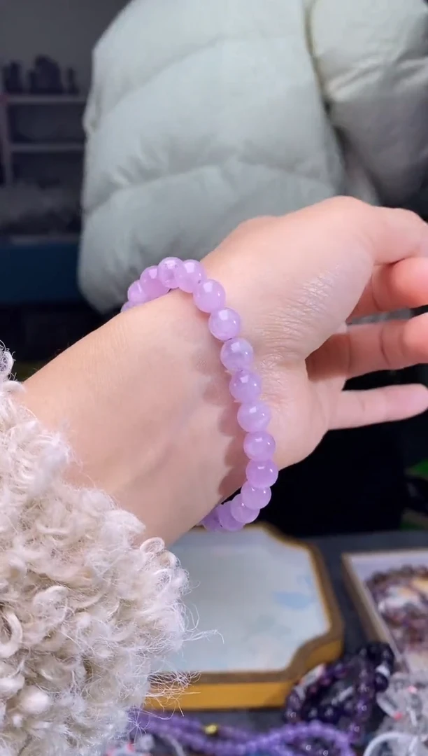 【闪购商品】锂辉石手串7.5/933未镶嵌多样性发一件