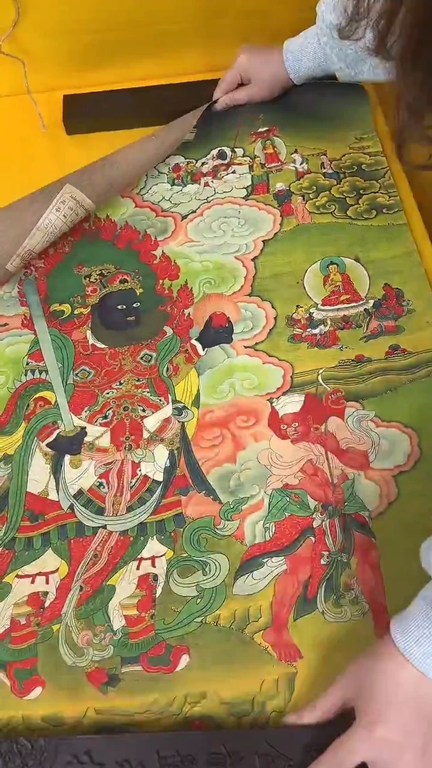 卷轴画绘画类唐卡 16068
