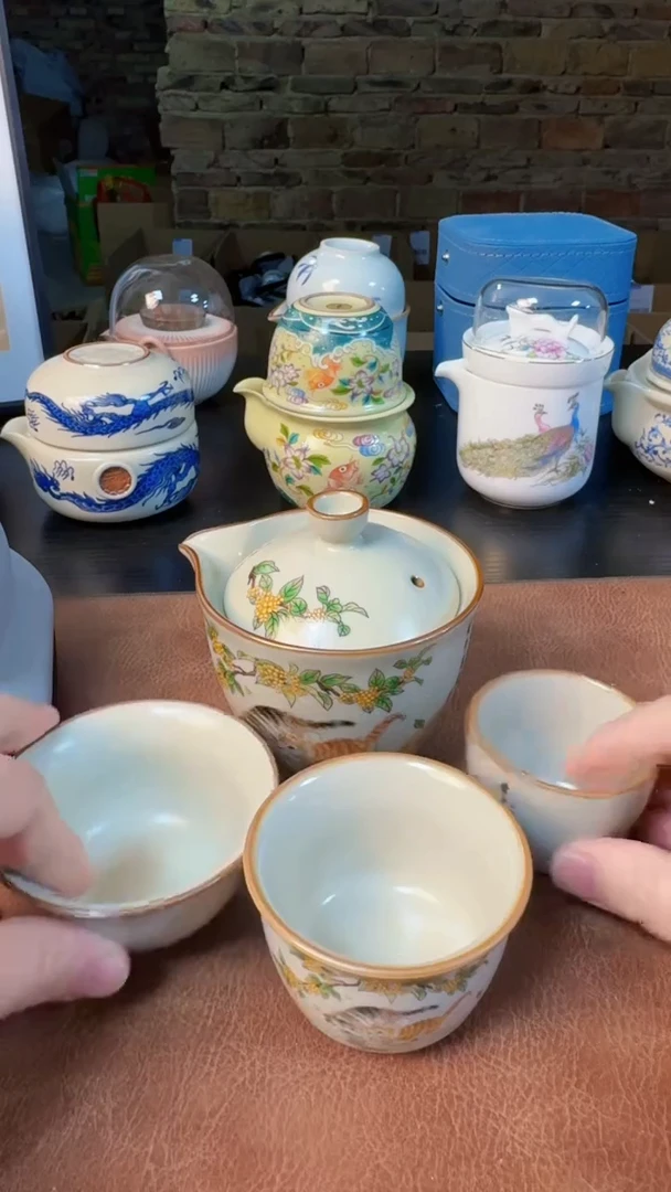 【闪购商品】杯德化白瓷‘；快客茶具