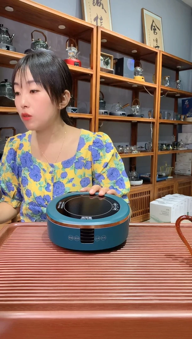 水晶玻璃无盖款悦可堂绿