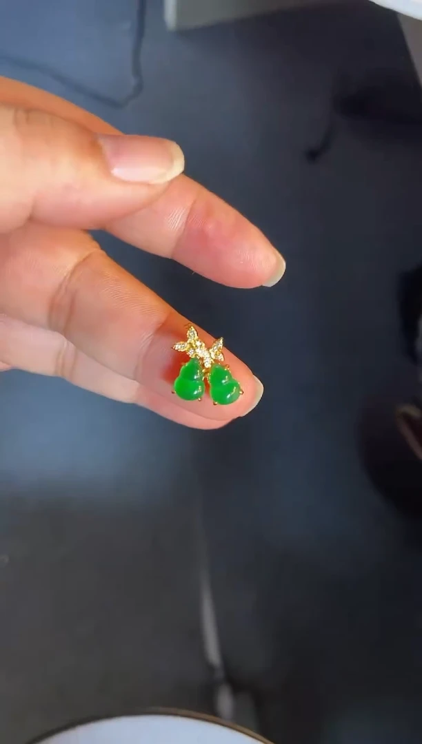 吊坠(不含链)银S925镶嵌翡翠1